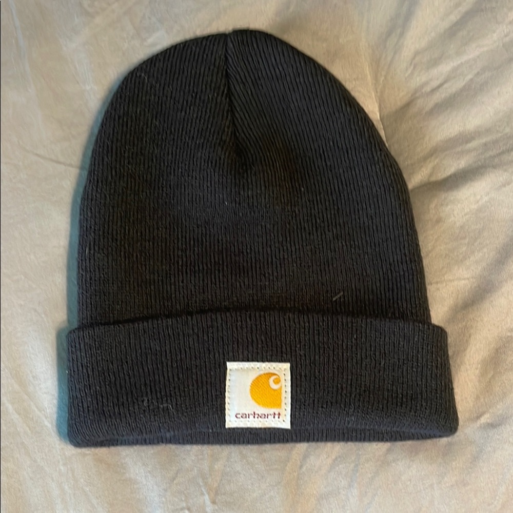 Carhartt Classic Black Beanie Youth
